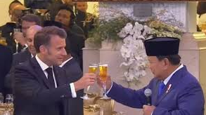 Heboh Prabowo Disebut Minum Bir dengan Macron, Istana Langsung Klarifikasi