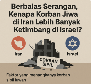 Berbalas Serangan, Kenapa Korban Jiwa di Iran Lebih Banyak Ketimbang di Israel?