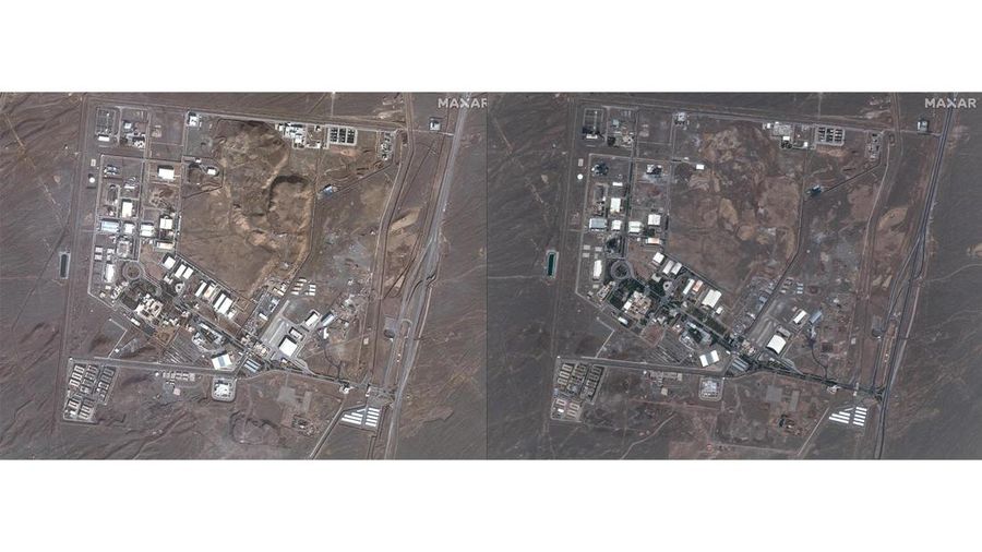 Fasilitas Nuklir Iran Dibombardir, Begini Penampakannya dari Satelit