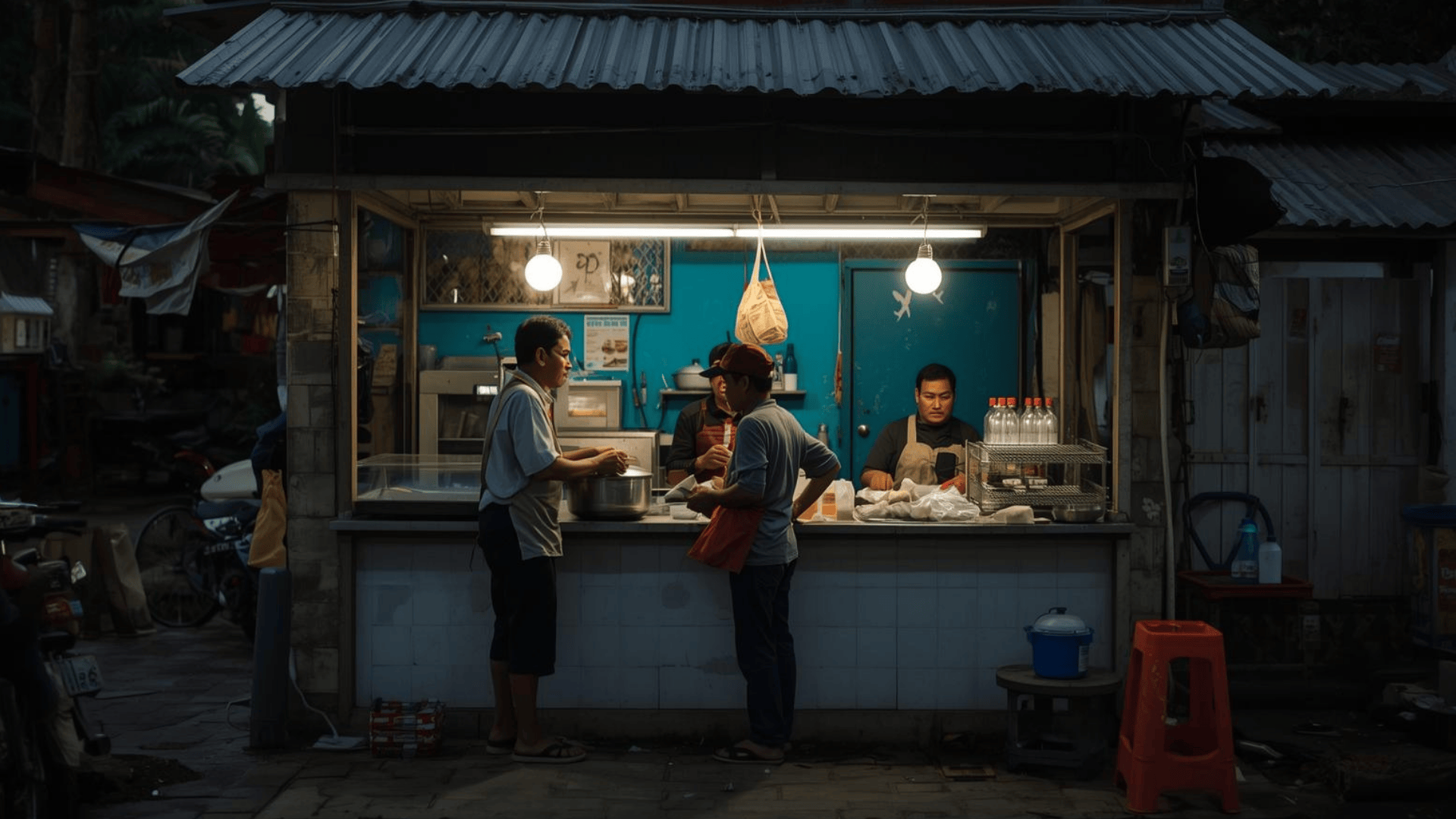 Warung makan sebagai usaha harian stabil